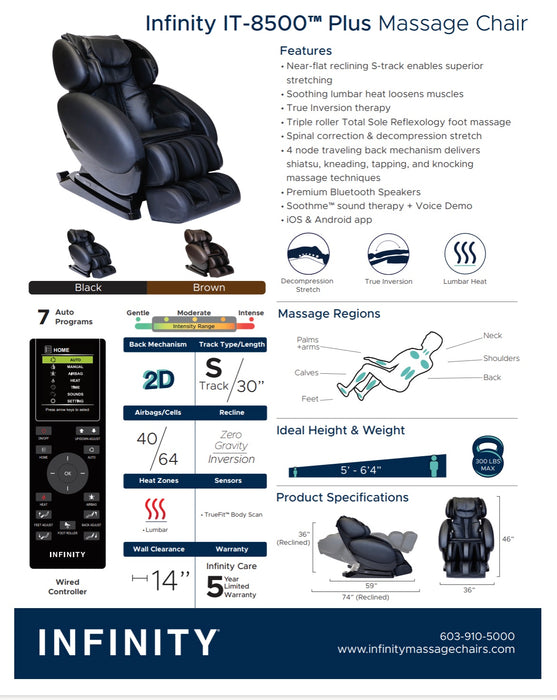 Infinity IT-8500 Plus Massage Chair