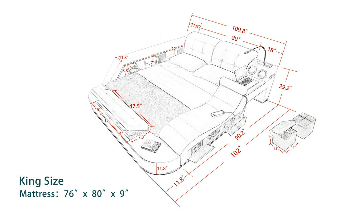 Tech Smart All In-One-Bed