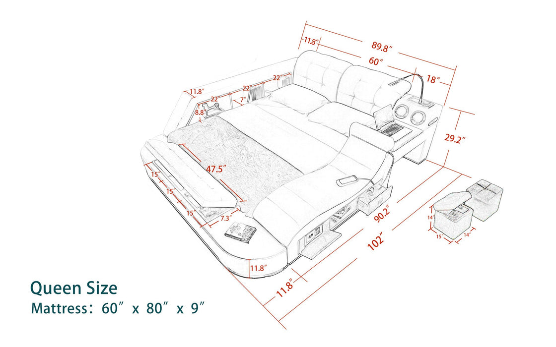 Tech Smart All In-One-Bed