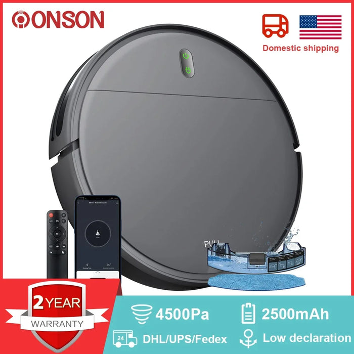 ONSON BR151 Robot Vacuum Cleaner Multiple Floors Maps