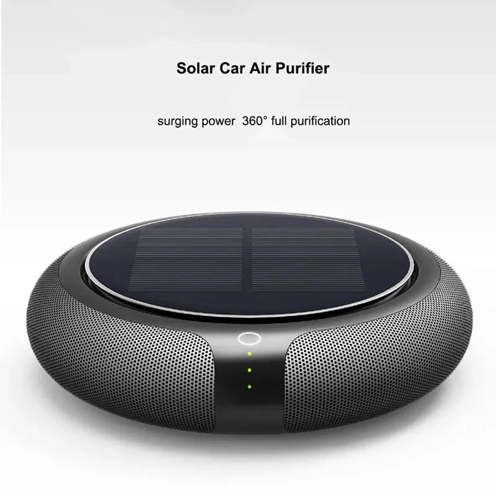 Solar Charging Car Ionizer Air Purifier